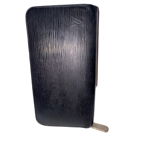 Vintage Louis Vuitton Womens Black Epi Zippy Wallet - Picture 2 of 8